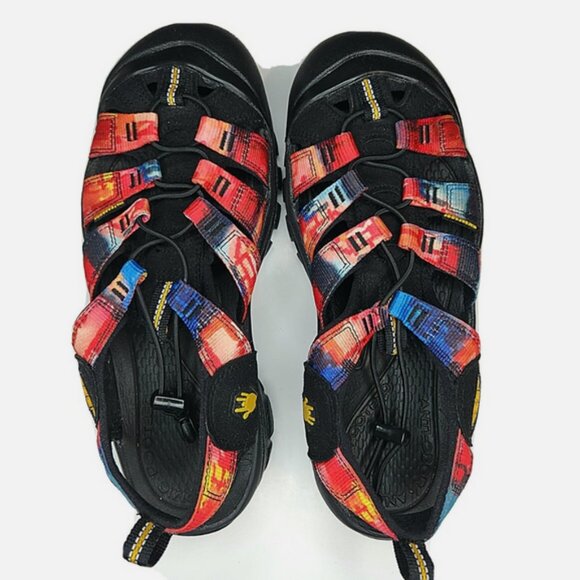 Jerry Garcia X Keen Newport Retro Women's 10 New York At Night Sandals 1024322 - Picture 1 of 12